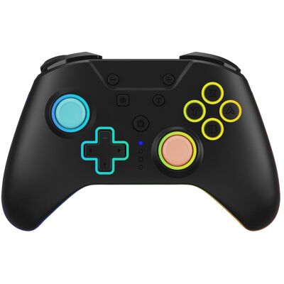 Hyperkin NuRival Wireless Hall Effect Game Controller (Switch, Switch 2, Switch Lite, Switch OLED), Manette, Noir, Orange, Bleu Hyperkin NuRival Wireless Hall Effect Game Controller (Switch, Switch 2, Switch Lite, Switch OLED), Manette, Noir, Orange, Bleu