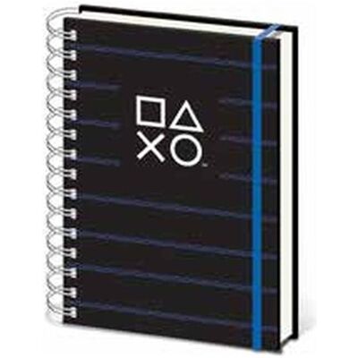 Pyramid Playstation : - (Pinstripe Dark) A5 Wiro Notebook (Playstation Classic), Autres accessoires gaming, Noir Pyramid Playstation : - (Pinstripe Dark) A5 Wiro Notebook (Playstation Classic), Autres accessoires gaming, Noir