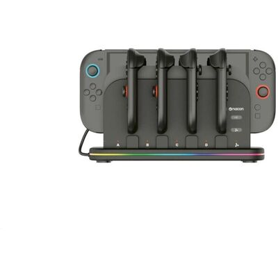 Bigben RGB-Multicharge Docking Station (Switch 2), Autres accessoires gaming, Noir Bigben RGB-Multicharge Docking Station (Switch 2), Autres accessoires gaming, Noir