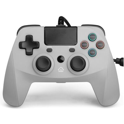 Snakebyte Pad 4 S contrôleur filaire PS3/PS4 3m - gris (PS3, PS4), Manette, Gris Snakebyte Pad 4 S contrôleur filaire PS3/PS4 3m - gris (PS3, PS4), Manette, Gris