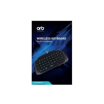 ORB Clavier contrôleur Playstation 4 Bleu Blacklit (PS4), Manette, Noir ORB Clavier contrôleur Playstation 4 Bleu Blacklit (PS4), Manette, Noir