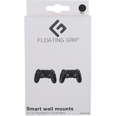Floating Grip Support mural pour contrôleur PS (PS4), Manette : accessoires, Noir Floating Grip Support mural pour contrôleur PS (PS4), Manette : accessoires, Noir