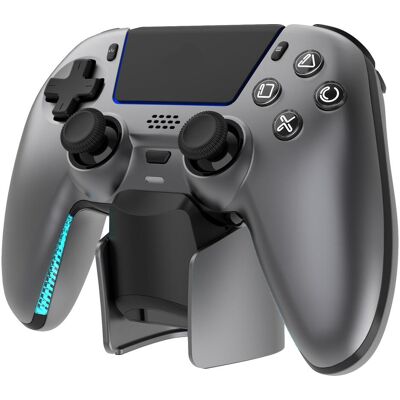 Deltaco Controller inkl. Ladestation Wireless steelgray PS5 (Android, iOS, PC, PS5), Manette, Bleu, Gris Deltaco Controller inkl. Ladestation Wireless steelgray PS5 (Android, iOS, PC, PS5), Manette, Bleu, Gris