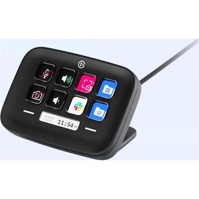 Elgato Stream Deck Neo - Clavier - USB - Noir - Boîtier suspendu, Boîtier de streaming, Noir Elgato Stream Deck Neo - Clavier - USB - Noir - Boîtier suspendu, Boîtier de streaming, Noir