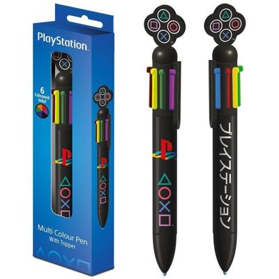 Pyramid Playstation Multi Colour Pen 6 in 1: Playstation (Playstation Classic), Autres accessoires gaming, Multicolore Pyramid Playstation Multi Colour Pen 6 in 1: Playstation (Playstation Classic), Autres accessoires gaming, Multicolore