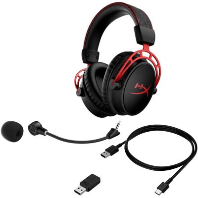 HP HyperX Cloud Alpha sans fil (Sans fil), Casque gaming, Noir HP HyperX Cloud Alpha sans fil (Sans fil), Casque gaming, Noir