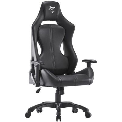 White Shark Baltas Shark MONZA-B Chaise de jeu Monza Juodas, Chaise gaming, Noir White Shark Baltas Shark MONZA-B Chaise de jeu Monza Juodas, Chaise gaming, Noir
