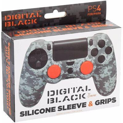 Blade Housse de protection PS4 Silicone Skin + Grips Camo Pixel noir (PS4), Manette : accessoires, Vert, Marron Blade Housse de protection PS4 Silicone Skin + Grips Camo Pixel noir (PS4), Manette : accessoires, Vert, Marron