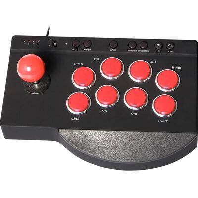 Subsonic Joystick d'arcade (PC, PS3, PS4, Xbox One S, Xbox One X, Xbox Series S, Xbox Series X), Manette, Noir, Rouge Subsonic Joystick d'arcade (PC, PS3, PS4, Xbox One S, Xbox One X, Xbox Series S, Xbox Series X), Manette, Noir, Rouge