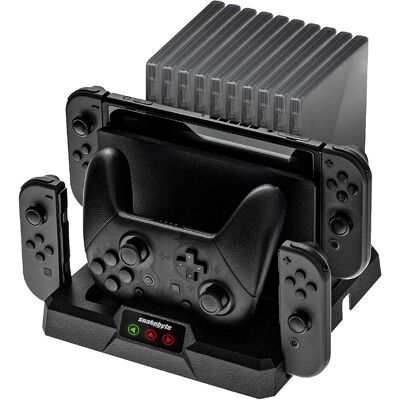 Snakebyte DUAL CHARGE:BASE S (SWITCH) Accessoires de jeux vidéo (Switch), Manette : accessoires, Noir Snakebyte DUAL CHARGE:BASE S (SWITCH) Accessoires de jeux vidéo (Switch), Manette : accessoires, Noir