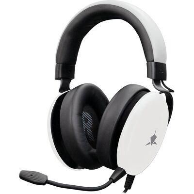 White Shark GH-2540 Elephant White (Filaire), Casque gaming, Noir, Blanc White Shark GH-2540 Elephant White (Filaire), Casque gaming, Noir, Blanc