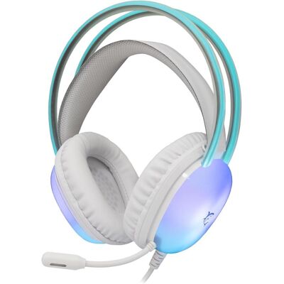 White Shark GH-2444 Peacock-2 White (Filaire), Casque gaming, Blanc White Shark GH-2444 Peacock-2 White (Filaire), Casque gaming, Blanc