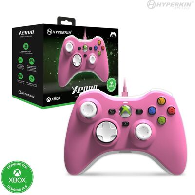 Hyperkin Manette filaire Xenon - Xbox X - S/Xbox1/PC (Rose) (PC, Xbox One S, Xbox Series S, Xbox Series X), Manette, Pink Hyperkin Manette filaire Xenon - Xbox X - S/Xbox1/PC (Rose) (PC, Xbox One S, Xbox Series S, Xbox Series X), Manette, Pink