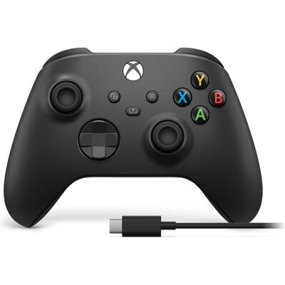 Microsoft Manette sans fil Xbox (Android, iOS, PC, Xbox One S, Xbox One X, Xbox Series S, Xbox Series X), Manette, Noir Microsoft Manette sans fil Xbox (Android, iOS, PC, Xbox One S, Xbox One X, Xbox Series S, Xbox Series X), Manette, Noir