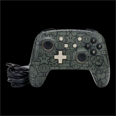 PowerA Pro Controller con Filo - Power Up Mario (Switch), Manette, Noir, Gris PowerA Pro Controller con Filo - Power Up Mario (Switch), Manette, Noir, Gris