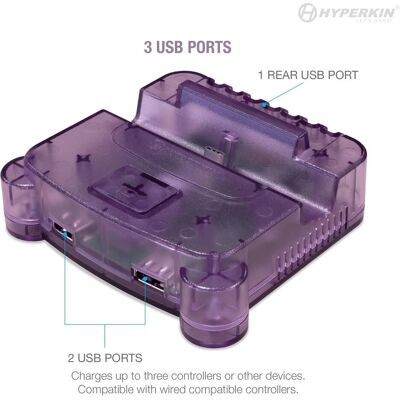 Hyperkin Retron S64 Console Dock - Switch (Violet) (Switch), Manette : accessoires, Violet Hyperkin Retron S64 Console Dock - Switch (Violet) (Switch), Manette : accessoires, Violet