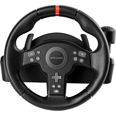 Mars Gaming Rennsport-Lenkrad MWHRSXONE (PC, PS3, PS4, Switch, Xbox One S, Xbox Series S, Xbox Series X), Manette, Noir Mars Gaming Rennsport-Lenkrad MWHRSXONE (PC, PS3, PS4, Switch, Xbox One S, Xbox Series S, Xbox Series X), Manette, Noir