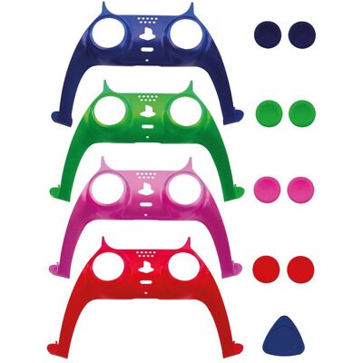 Magni IMP DualSense Controller Styling Kit (4 pièces) - boîtier frontal et poignées de pouce (PS5), Manette : accessoires, Multicolore, Bleu, Rouge, Vert, Rose Magni IMP DualSense Controller Styling Kit (4 pièces) - boîtier frontal et poignées de pouce (PS5), Manette : accessoires, Multicolore, Bleu, Rouge, Vert, Rose