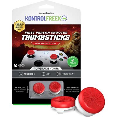 SteelSeries FPS Inferno REDWHT Kit XBX (Xbox One S, Xbox Series S, Xbox Series X), Manette : accessoires, Blanc, Rouge SteelSeries FPS Inferno REDWHT Kit XBX (Xbox One S, Xbox Series S, Xbox Series X), Manette : accessoires, Blanc, Rouge