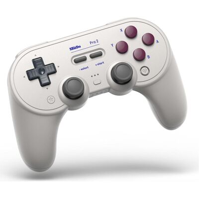 8bitdo Pro2 Gamepad G (Android, Framboise Pi 3, PC, Steam Machine, Switch), Manette, Blanc 8bitdo Pro2 Gamepad G (Android, Framboise Pi 3, PC, Steam Machine, Switch), Manette, Blanc