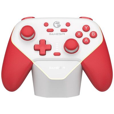 Gamesir Controller T4n Pro Wired Red&White Switch (PC, Switch 2), Manette, Rouge, Blanc Gamesir Controller T4n Pro Wired Red&White Switch (PC, Switch 2), Manette, Rouge, Blanc