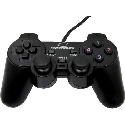 Esperanza EG102 (PC, PS3), Manette, Noir Esperanza EG102 (PC, PS3), Manette, Noir