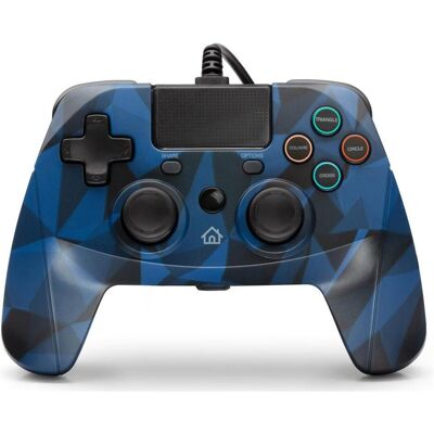 Snakebyte Pad 4 S contrôleur filaire PS3/PS4 3m - camouflage bleu (PS3, PS4), Manette, Bleu Snakebyte Pad 4 S contrôleur filaire PS3/PS4 3m - camouflage bleu (PS3, PS4), Manette, Bleu