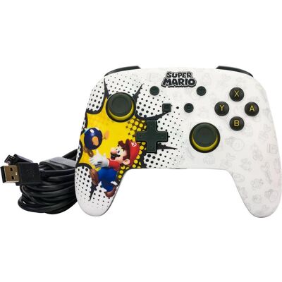 PowerA Manette filaire améliorée pour Nintendo Switch - Bob-omb Blast (Switch), Manette, Blanc, Noir, Jaune, Multicolore PowerA Manette filaire améliorée pour Nintendo Switch - Bob-omb Blast (Switch), Manette, Blanc, Noir, Jaune, Multicolore