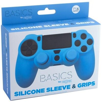 Blade PS4 Silicone Skin + Grips (Bleu) (PS4), Manette : accessoires, Bleu Blade PS4 Silicone Skin + Grips (Bleu) (PS4), Manette : accessoires, Bleu