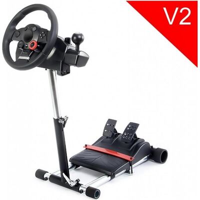 Wheel Stand Pro Logitech Driving Force GT/PRO/EX/FX - Deluxe V2, Rig pour simulateur, Noir Wheel Stand Pro Logitech Driving Force GT/PRO/EX/FX - Deluxe V2, Rig pour simulateur, Noir