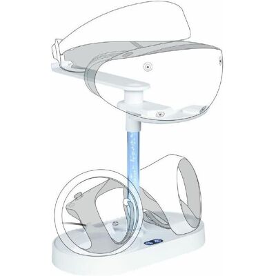 Bigben Support de charge pour PlayStation VR2, VR + AR : accessoires, Blanc Bigben Support de charge pour PlayStation VR2, VR + AR : accessoires, Blanc