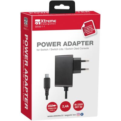 Xtreme 95611 Adaptateur et onduleur interne noir (Switch, Switch Lite, Switch OLED), Autres accessoires gaming, Noir Xtreme 95611 Adaptateur et onduleur interne noir (Switch, Switch Lite, Switch OLED), Autres accessoires gaming, Noir