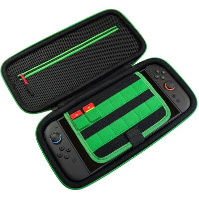 Turtle Beach - PlayTrek Travel Case - Donkey Kong (Switch, Switch 2), Autres accessoires gaming, Vert, Noir, Multicolore Turtle Beach - PlayTrek Travel Case - Donkey Kong (Switch, Switch 2), Autres accessoires gaming, Vert, Noir, Multicolore