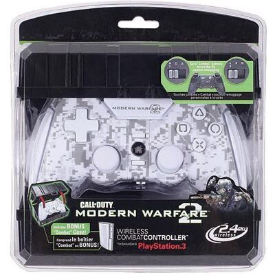 MadCatz MAD CATZ PS3 Wireless Pad White COD MW 2 (Playstation Classic), Manette, Blanc MadCatz MAD CATZ PS3 Wireless Pad White COD MW 2 (Playstation Classic), Manette, Blanc