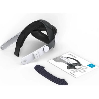 Bobovr Courroie de décharge E3 pour Meta Quest 3/3s, VR + AR : accessoires, Blanc, Noir Bobovr Courroie de décharge E3 pour Meta Quest 3/3s, VR + AR : accessoires, Blanc, Noir