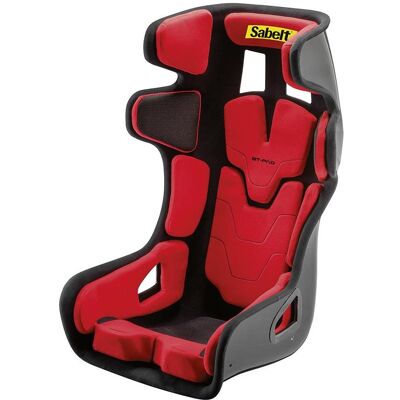 Sabelt GT PAD XL Rennsitz, Glasfaser-Schale, FIA-geprüft, modular - schwarz/rot, Rig pour simulateur, Rouge, Noir Sabelt GT PAD XL Rennsitz, Glasfaser-Schale, FIA-geprüft, modular - schwarz/rot, Rig pour simulateur, Rouge, Noir
