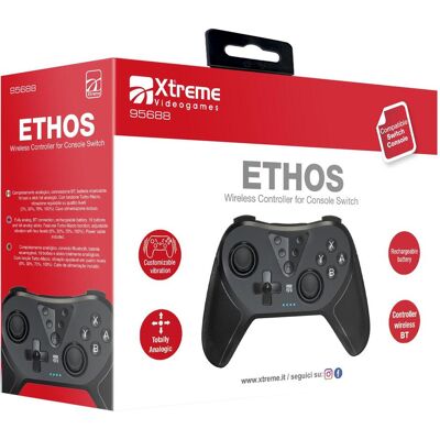 Xtreme Gamepad 95688 Wireless Compatibile con Nintendo (Switch, Switch 2, Switch OLED), Manette, Noir Xtreme Gamepad 95688 Wireless Compatibile con Nintendo (Switch, Switch 2, Switch OLED), Manette, Noir