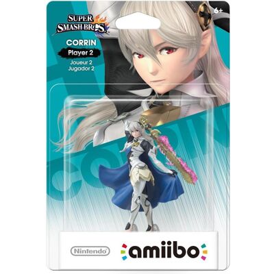 Nintendo amiibo Smash Corrin joueur 2 (fille) #60 (3DS, Switch, Wii U), Autres accessoires gaming, Noir, Bleu, Blanc Nintendo amiibo Smash Corrin joueur 2 (fille) #60 (3DS, Switch, Wii U), Autres accessoires gaming, Noir, Bleu, Blanc