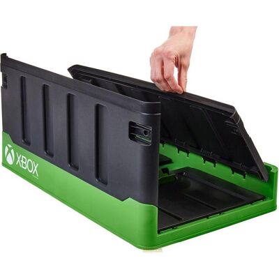 Numskull - Chaise de stockage inspirée du logo Xbox, Meuble gaming : accessoires, Noir, Vert Numskull - Chaise de stockage inspirée du logo Xbox, Meuble gaming : accessoires, Noir, Vert