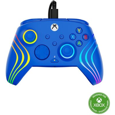 Turtle Beach Afterglow Wave Wired Controller (PC, Xbox Series S, Xbox Series X), Manette, Bleu Turtle Beach Afterglow Wave Wired Controller (PC, Xbox Series S, Xbox Series X), Manette, Bleu