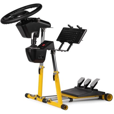 Wheel Stand Pro Support de roue pour camion agricole, jaune, Rig pour simulateur, Jaune Wheel Stand Pro Support de roue pour camion agricole, jaune, Rig pour simulateur, Jaune