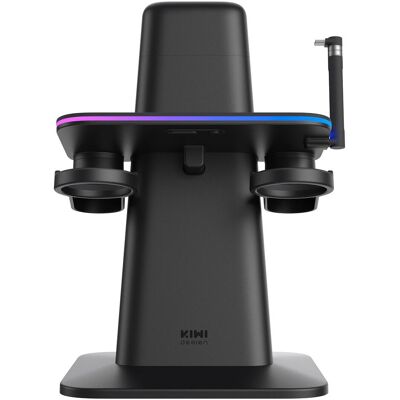 KIWI design RGB Ladestation für Meta Quest 2/3/3S, VR + AR : accessoires, Noir KIWI design RGB Ladestation für Meta Quest 2/3/3S, VR + AR : accessoires, Noir