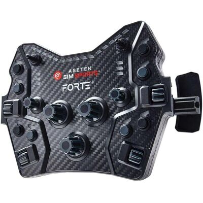 Asetek SimSports Forte GT Button Box - Édition noire (PC), Manette, Noir, Gris Asetek SimSports Forte GT Button Box - Édition noire (PC), Manette, Noir, Gris