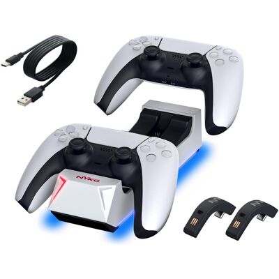 Nyko Charge Base For Ps5 (PS5), Manette : accessoires, Blanc Nyko Charge Base For Ps5 (PS5), Manette : accessoires, Blanc