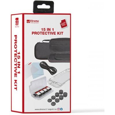 Xtreme Protective Kit 15 in 1 Switch 2 (Switch 2), Autres accessoires gaming, Noir Xtreme Protective Kit 15 in 1 Switch 2 (Switch 2), Autres accessoires gaming, Noir