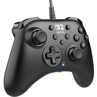 HORI Horipad Turbo (Switch, Switch 2, Switch OLED), Manette, Noir HORI Horipad Turbo (Switch, Switch 2, Switch OLED), Manette, Noir