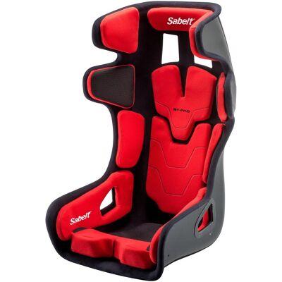Sabelt Siège de course GT PAD XL, coque en fibre de verre, modulaire - noir/rouge, Rig pour simulateur, Rouge, Noir Sabelt Siège de course GT PAD XL, coque en fibre de verre, modulaire - noir/rouge, Rig pour simulateur, Rouge, Noir