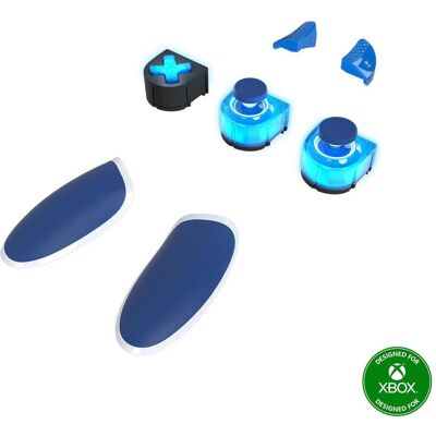 Thrustmaster eSwap X Led Blue Crystal Pack (PC, Xbox One S, Xbox Series X), Manette : accessoires, Noir, Blanc, Bleu Thrustmaster eSwap X Led Blue Crystal Pack (PC, Xbox One S, Xbox Series X), Manette : accessoires, Noir, Blanc, Bleu