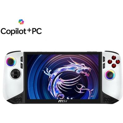 MSI Claw 8 AI+ Polar Tempest Edition A2VM-096, Console de jeu, Blanc MSI Claw 8 AI+ Polar Tempest Edition A2VM-096, Console de jeu, Blanc