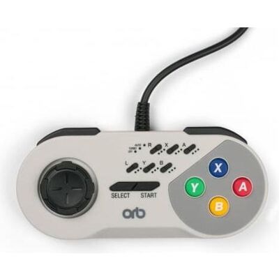 ORB SNES mini Turbo Wired Controller (), Manette ORB SNES mini Turbo Wired Controller (), Manette